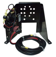 Stainless Steel Floor Mount Bracket w/Solenoids & Harness - SSFMB500-ASSY - API Marine